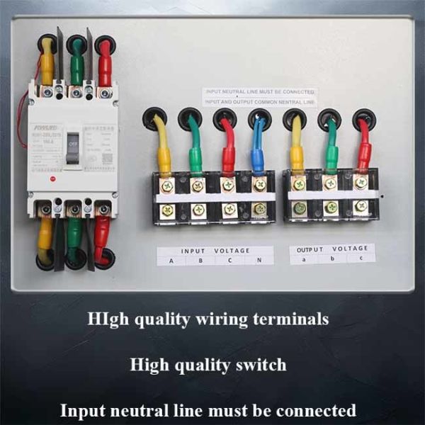 100KVA 80KW AVR Voltage Regulator For Motor Use Voltage Stabilizer