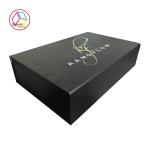 FSC Black Color CCNB Fancy Paper Gift Box For Cosmetics