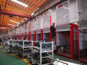 China Auto Landing Inside 63m/Min Construction Hoist Elevator Rust Resistant wholesale