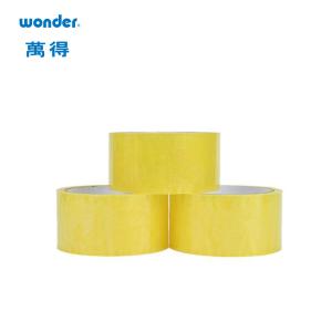 China Bonding Solvent Based Adhesive Tape , Clear Packaging Tape 18mm Width on sale