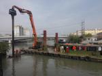 18m Hydraulic Vibratory Hammer Pile Driver Low Noise