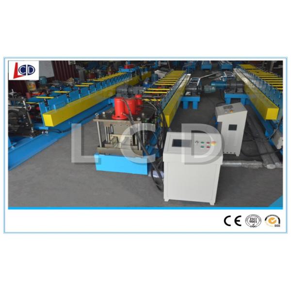 Multi Function Metal Stud Roll Forming Machine Chain Driven 12m / Min Capacity