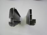 Black Powder Coated RAL9006 Aluminium LED Profiles / Aluminum Extrusion Profiles