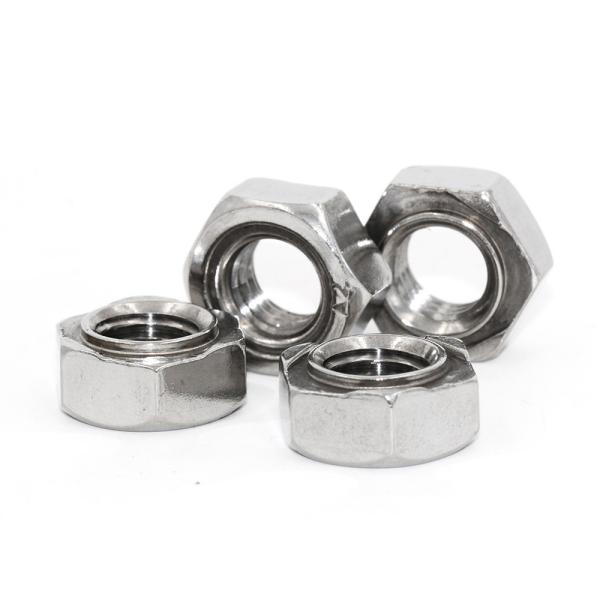 High Strength A2 Stainless Steel Hex Weld Nut Nickel Plated Finish for