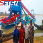 US Currency Chain Bucket Diamond Dredger for Reservoir Gold and 30 Days Return