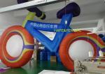Customized Creative Inflatable Bicycle Replicas For Sports Event Promotion