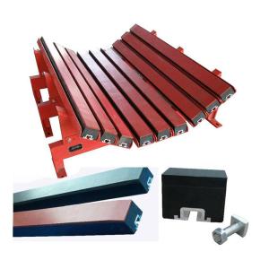 China Conveyor Roller Support Slider Impact Bed Impact Bars 3 Legs 4 Legs Support wholesale