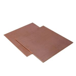 China Nickel C106 Copper Sheet Plate 20mm 3mm 3x8 12x12 24 X 24 3x10 4 X 10 wholesale