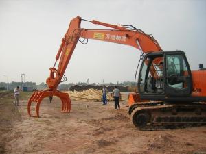 China Rotatable Excavator Hydraulic Grapple Good Grabbing Capabilities Long Service Life wholesale