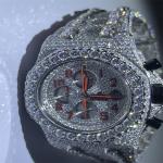 Hip Hop Moissanite Iced Out Watch Datejust Automatic Mechanical Watches For