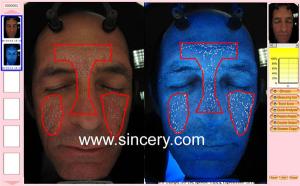 China Facial beauty equipment magic mirror biochemical skin analyser wholesale