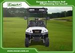 Green EXCAR Electric Golf Car 3 Or 4 Seater 48V ADC Motor CE Approved