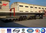 Single Circuit 750KV Steel Galvanized Tubular Pole , Electric Power Poles