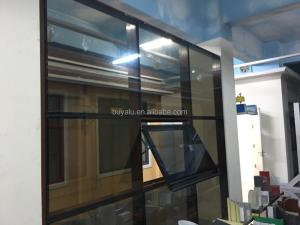 China Hidden Concealed Frame Aluminum Room Door With Tempered Clear Glass wholesale