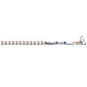 China Single Screw PP Strap Production Line 200-300 KG/H Fully Automatic wholesale