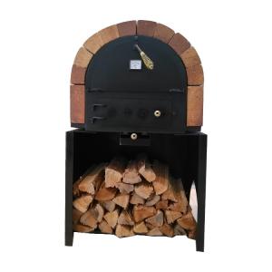 China Commercial Kitchen Wood Fired Pizza Oven With Medium Gas Pizza Oven With  High Quality Baking Equipment Stainless Steel wholesale