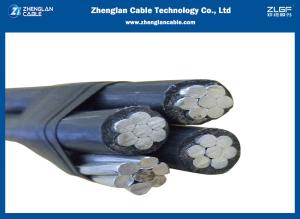China 0.6/1KV PVC XLPE Overhead Electric Cables 2 Core 4 Core 3 Core IEC60502-1 wholesale