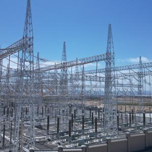 China Angle Iron High Voltage Electric Tower Wind Speed 30-180 Km/H 132kv Transmission Tower wholesale