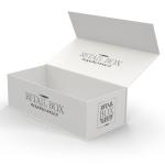 Cardboard Box with Magnetic Closure Silk Pillowcase Gift Box Rigid Paperboard