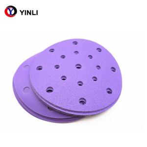 China Round Shape Zirconia Sanding Disc 6 Inch Sanding Discs 80 Grit wholesale