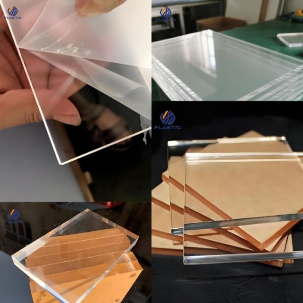 Clear 1220*2440mm Transparent Acrylic Sheet 100% Virgin Raw Material
