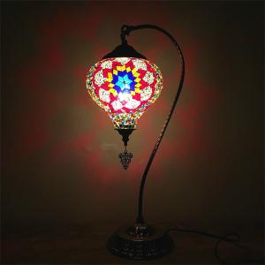 China Turkish mosaic table Lamp vintage art deco bedside led lamp(WH-VTB-14) wholesale