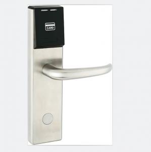 China Home Front Door Lock Stainless Steel Rfid Reader Door Lock Silver Color wholesale