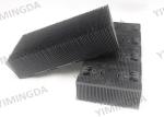 Black plastic Auto Cutter Bristle block for cutter , parts No. 704186-