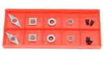 8pcs Tungsten Carbide Cutter Inserts For Wood Lathe Turning Tools