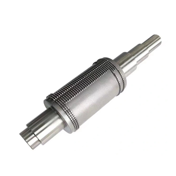 Medical Mask Machine Knurling Shaft And Roller High Precision CNC Machining Parts