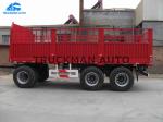 Fence Side Wall Full Trailer Truck 40-60 Tons Oversize 7500*2500*3000mm