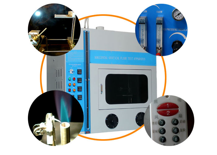 IEC60695-11-10 / 20 Horizontal And Vertical Flame Test Chambers For Plastics