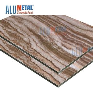 China 0.08mm 6mm Wood Plastic Marble Aluminum Composite Panel Exterior Wall Cladding Odm wholesale