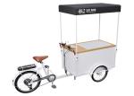 Three Wheel Ice Cream Bicycle Cart With Food Grade Safe Water Pump