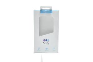 China White PVC Window Cardboard UV Mobile Case Packaging Box wholesale