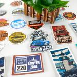 Household Cosmetic Custom Stickers Clothing Hang Tag In Classrooms