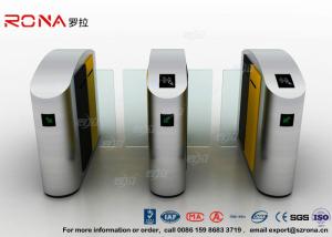 China Turnstile Barrier Gate Waist Height RFID Turnstile Security Systems Automatic Flap Barrier Turn Style Door wholesale