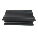 Sliding Window Frame Office Building Materials 6m Black Anodized Aluminum