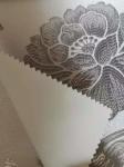 78 inch wide Jacquard Roller Blinds SGS Approved Flower Patterned