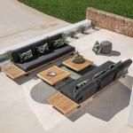 Mail Packing N All Weather Outdoor Patio Furniture Rattan Garden Sofa Set with