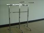 Stainless Steel Clothes Display Hanging Rack Metal Clothes Stand With ODM / OEM