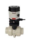 Compact Electric Actuated PP-H Ball Valve Double Trunnion
