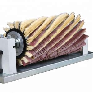 China Industrial Customized Sisal And Sandpaper Brush Roller For Polishing Machine wholesale