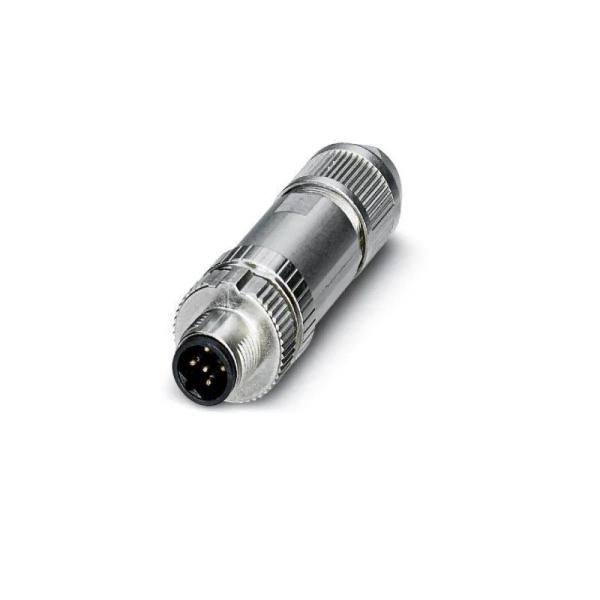 Phoenix Contact 1432680 5 Position Circular Connector Plug Male Pins Spring-Cage