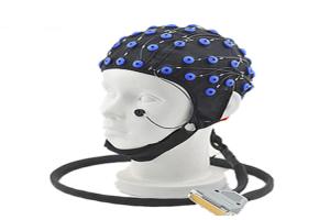 China Silver / Silver Chloride Electrode EEG Cap Measuring Sensor 64 channel wholesale