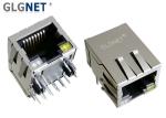 Single Port LAN RJ45 Connector Through Hole Mount With Magnetics 1000 Base - T