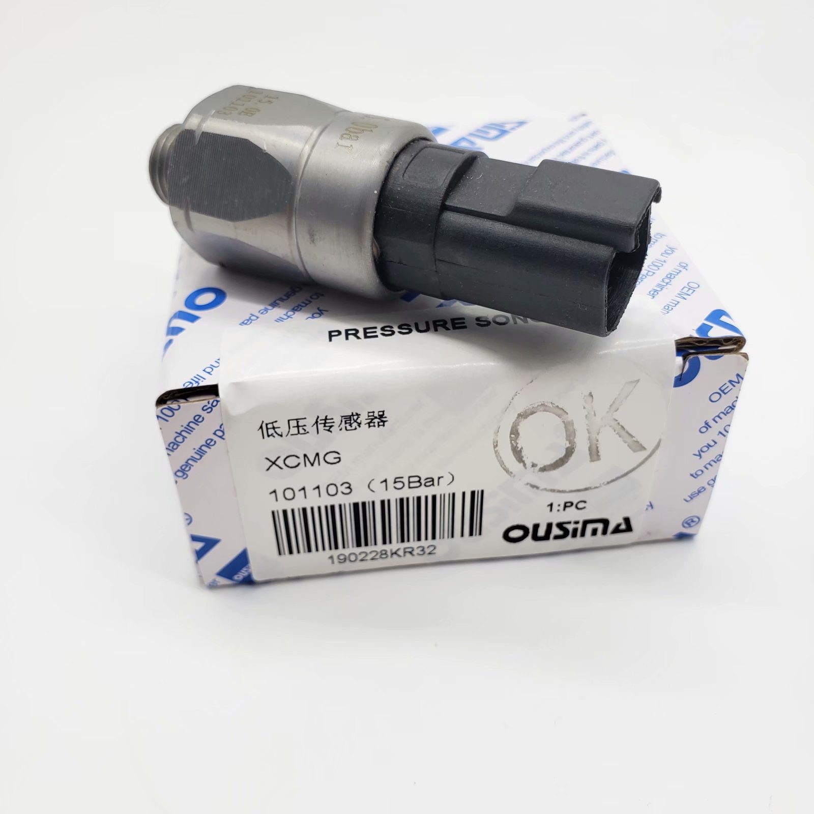 OUSIMA 101103 Pressure Sensor 15 Bar For Excavator XCMG XE150 XE210 XE370