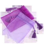 ODM Plain Organza Drawstring Toiletry Bag Pouch For Gift Packing