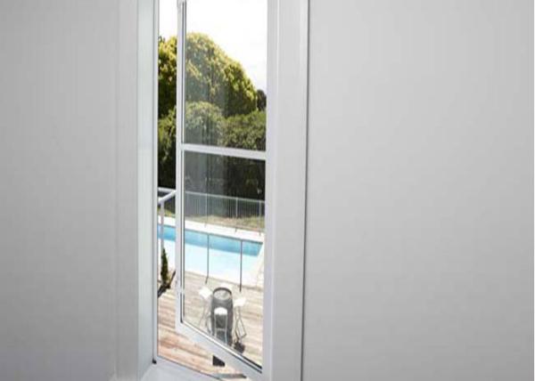 Frosted Glass Custom Aluminium Windows Small Toilet Single Casement Easy