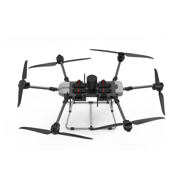 Equipped with quick-disassembly four battery compartments / front and rear folding six-rotor design / new fuselage structure / modular design /
